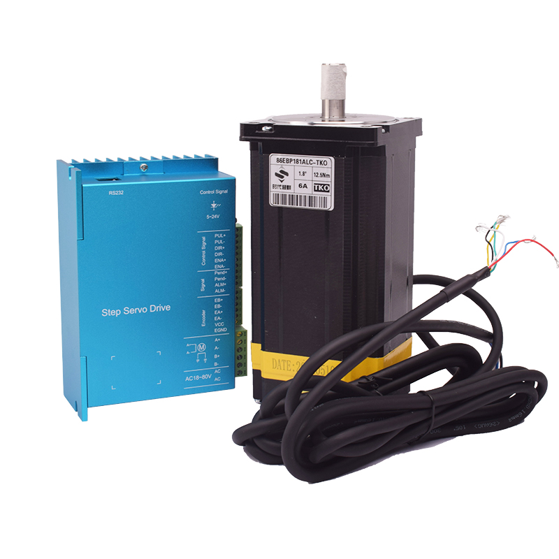 Stepper Motor Nema 34 Closed Loop - Гибридный шаговый комплект с ЧПУ, 4-осевой