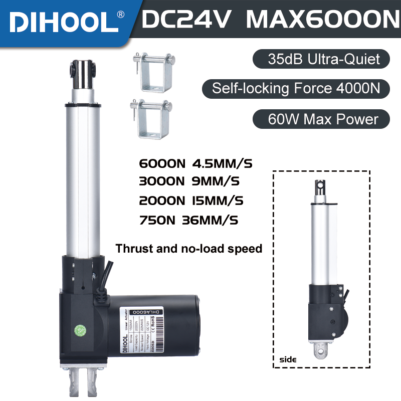 Linear Actuator Electric 1000Mm - Электрический линейный привод, двигатель 24 В,