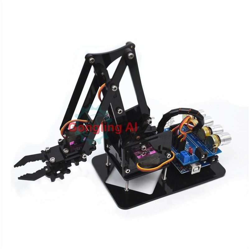 Robotic Arm Kit Arduino - Набор для сборки робота-манипулятора STEM 4