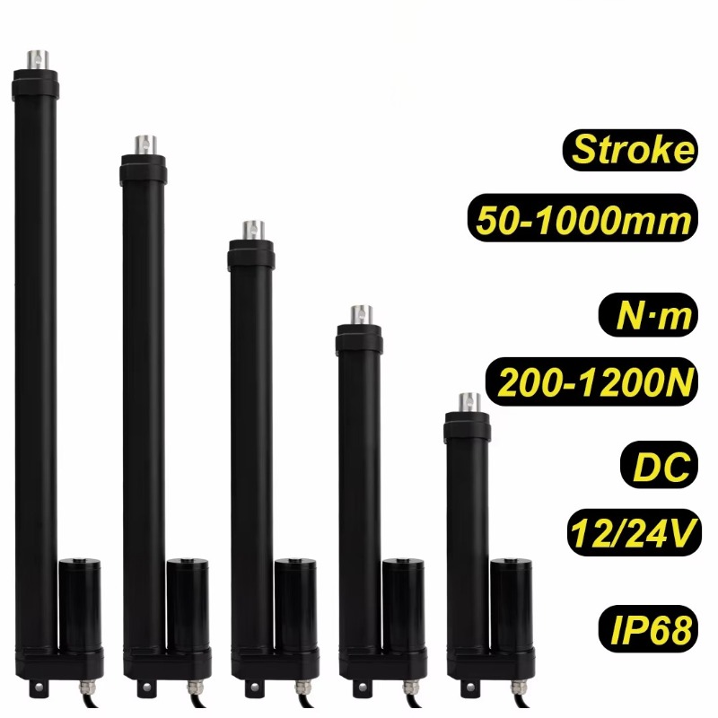 Linear Actuator Electric 1000Mm - Линейный привод HAKIWO 12В 24В IP68,