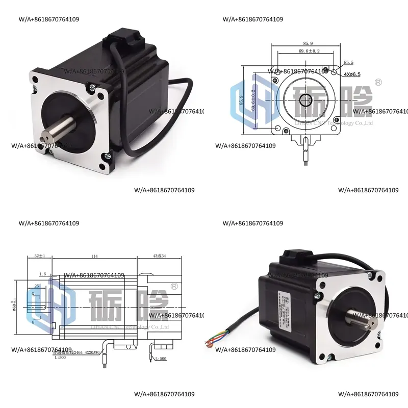 Stepper Motor Nema 34 Closed Loop - Высокомоментные шаговые двигатели Nema 17/23/34 450A/450B/450C