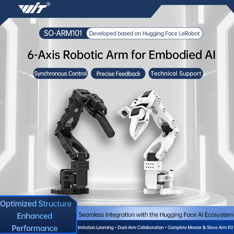 Комплект SO-ARM101 (Pro) — нед – обзор и цена Robotic Arm 6 Axis Desktop