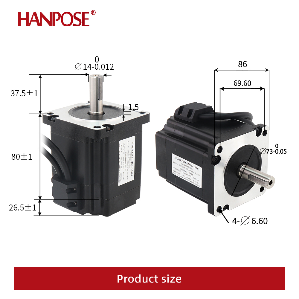 Серводвигатель 86EH80 с замкну – обзор и цена Stepper Motor Nema 34 Closed Loop
