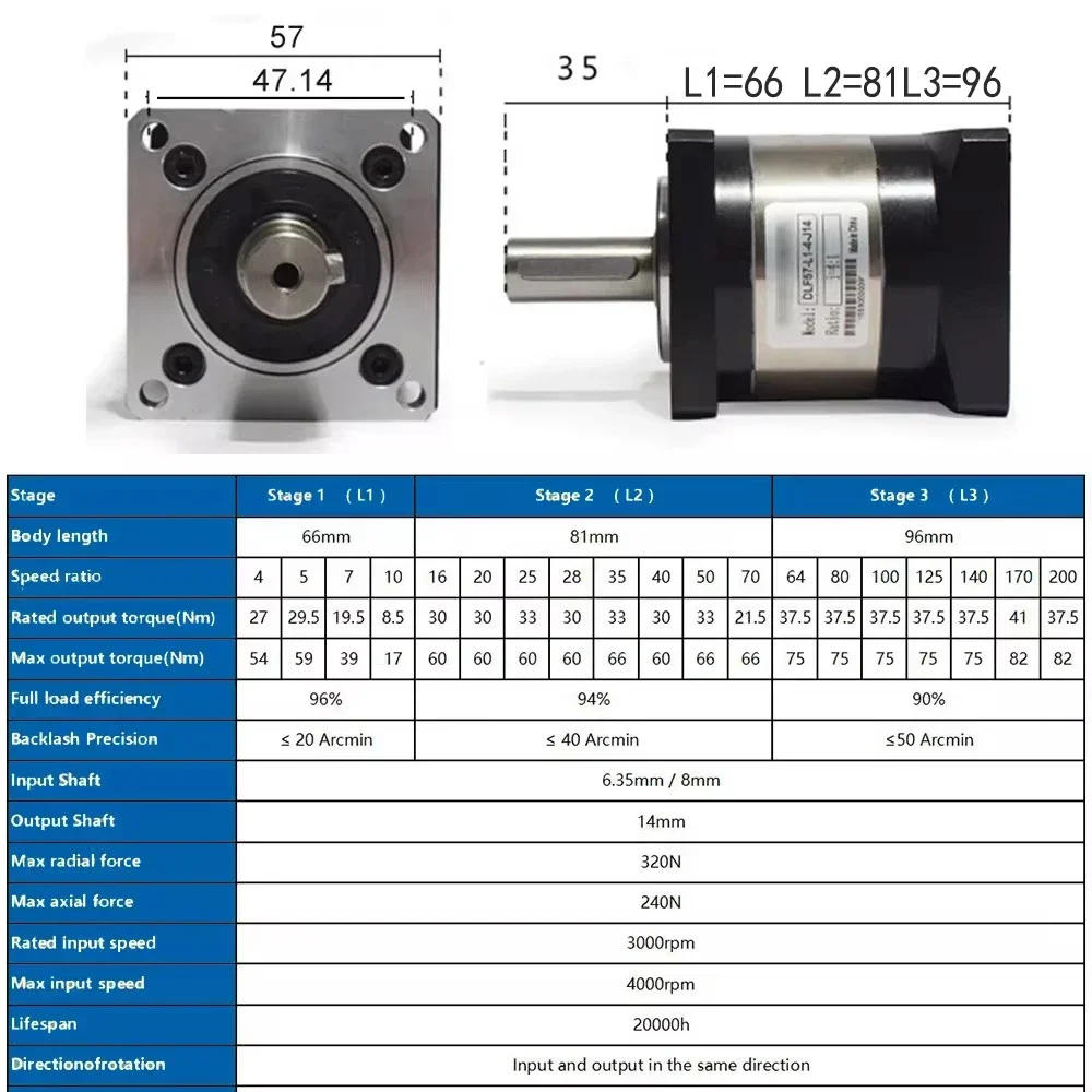 Планетарный редуктор 57 Двигат – обзор и цена Planetary Gearbox Nema 23