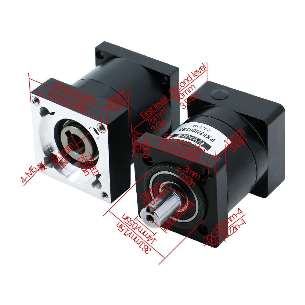 Планетарный редуктор HLTNC NEM – обзор и цена Planetary Gearbox Nema 23