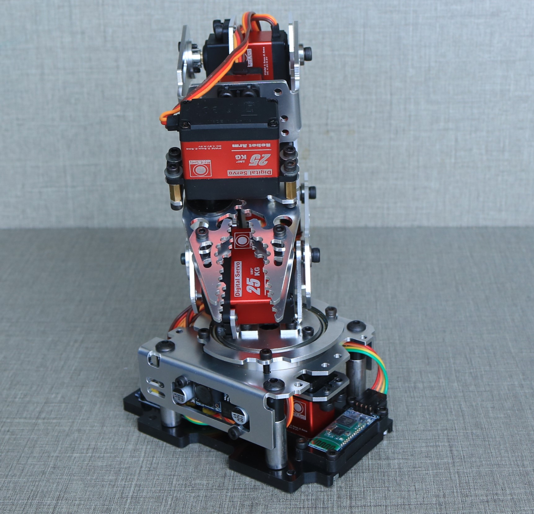 6-осевой металлический роботиз – обзор и цена Robotic Arm Kit Arduino