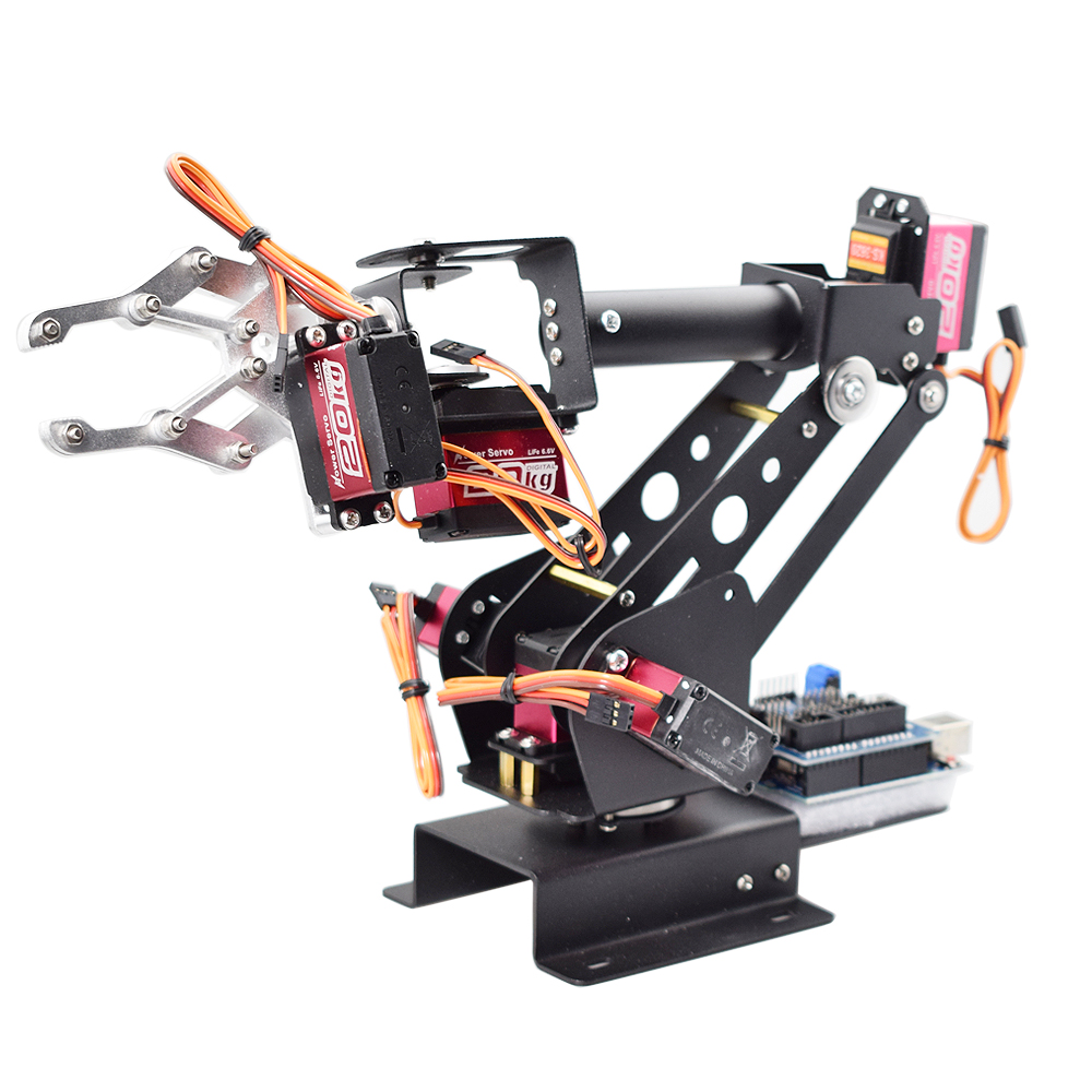 Программируемый роботизированн – обзор и цена Robotic Arm Kit Arduino