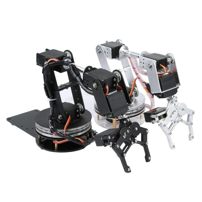 Серебряный роботизированный ма – обзор и цена Robotic Arm Kit Arduino