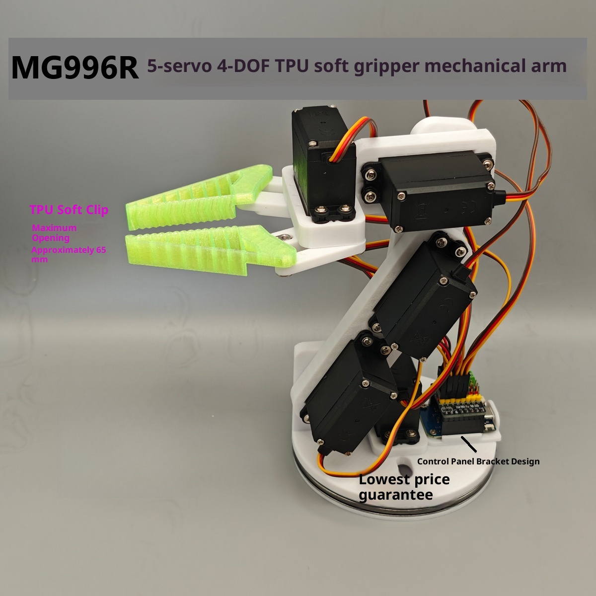 MG996R 5-осевая роботизированн – обзор и цена Robot Arm 5 Dof Servo