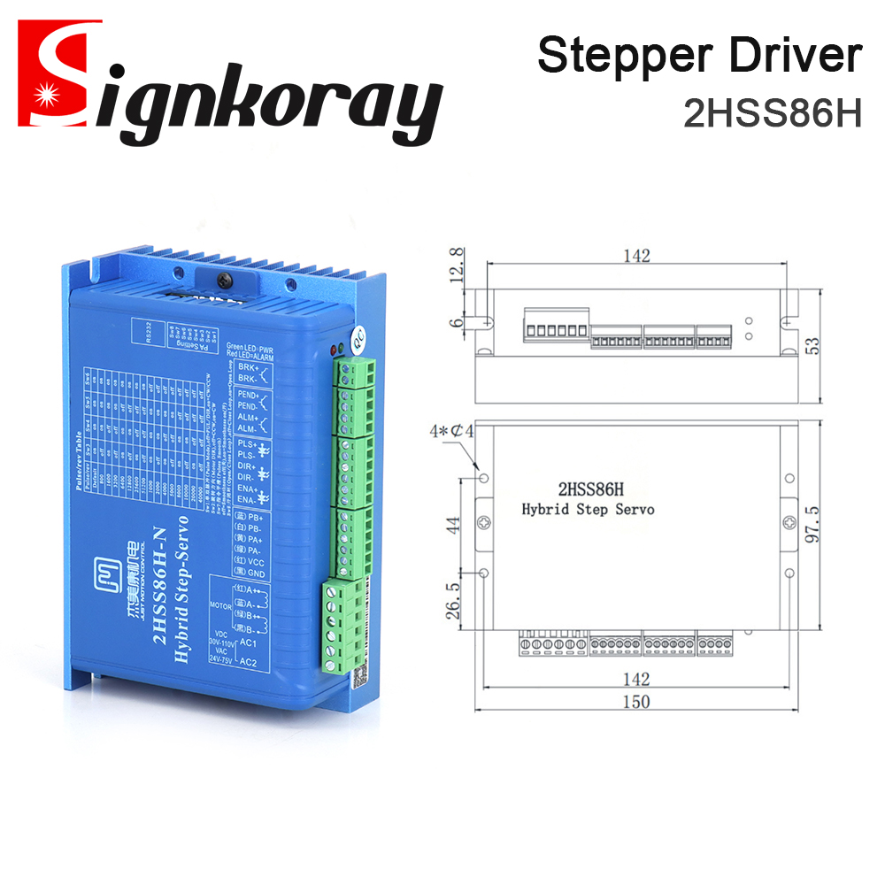 Серводрайвер SignkoRay JMC 2Ph – обзор и цена Stepper Motor Nema 34 Closed Loop