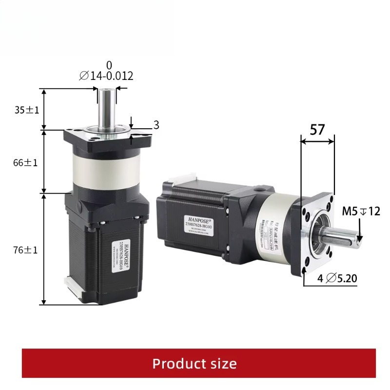 23HS7628‑HG Шаговый двигатель  – обзор и цена Planetary Gearbox Nema 23