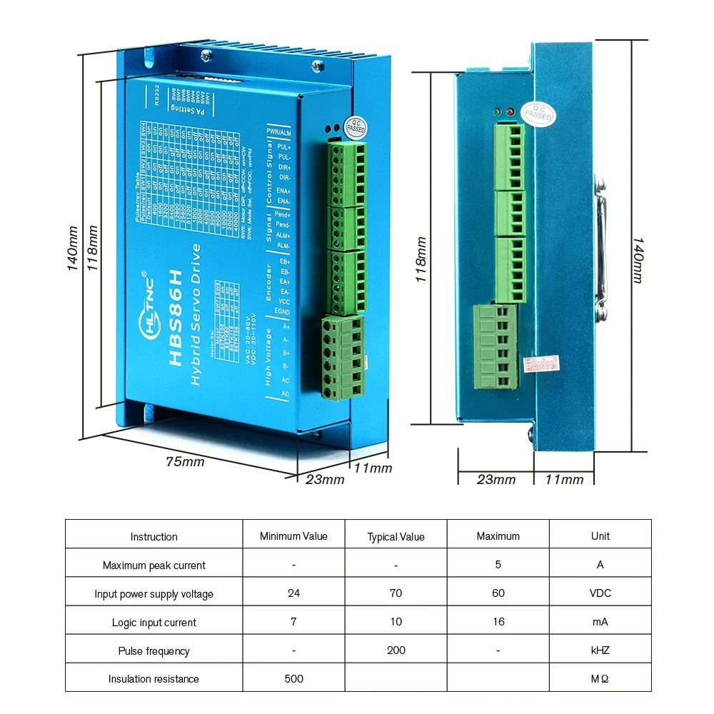 4-осевой комплект шагового дви – обзор и цена Stepper Motor Nema 34 Closed Loop